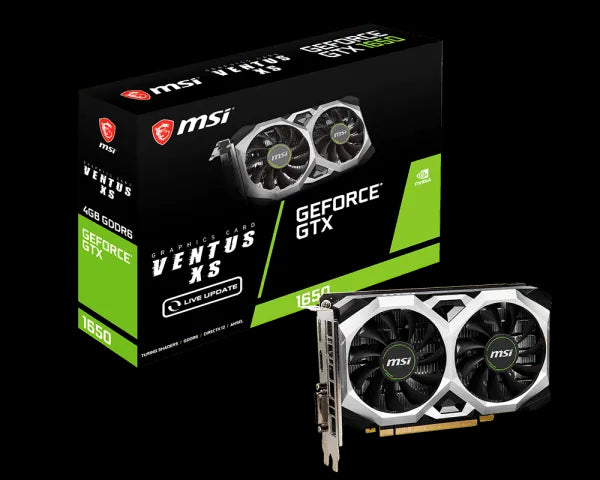 MSI GeForce GTX 1650 D6 VENTUS XS V1 4GB GDDR6 - Anigma